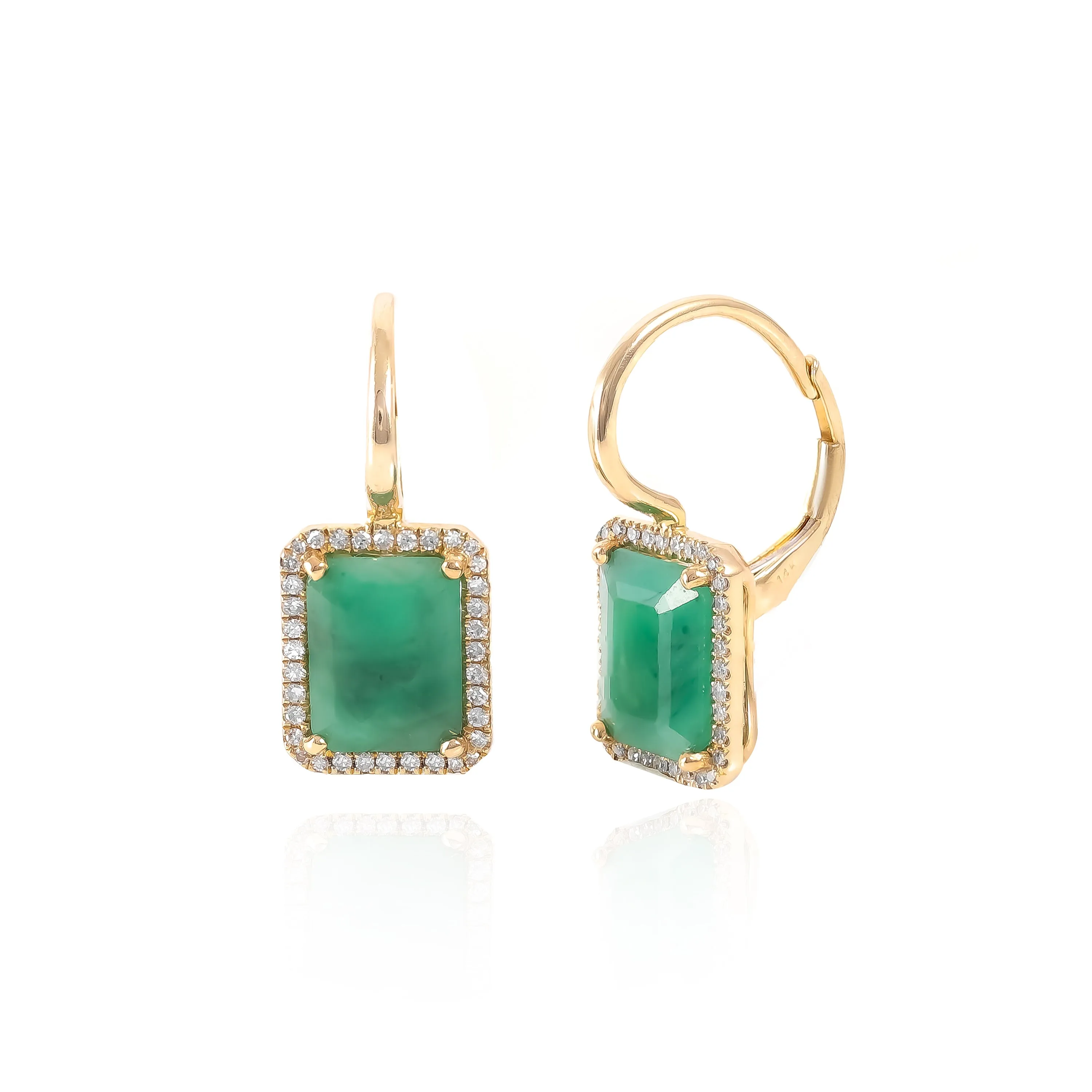 Emerald Drop Earrings