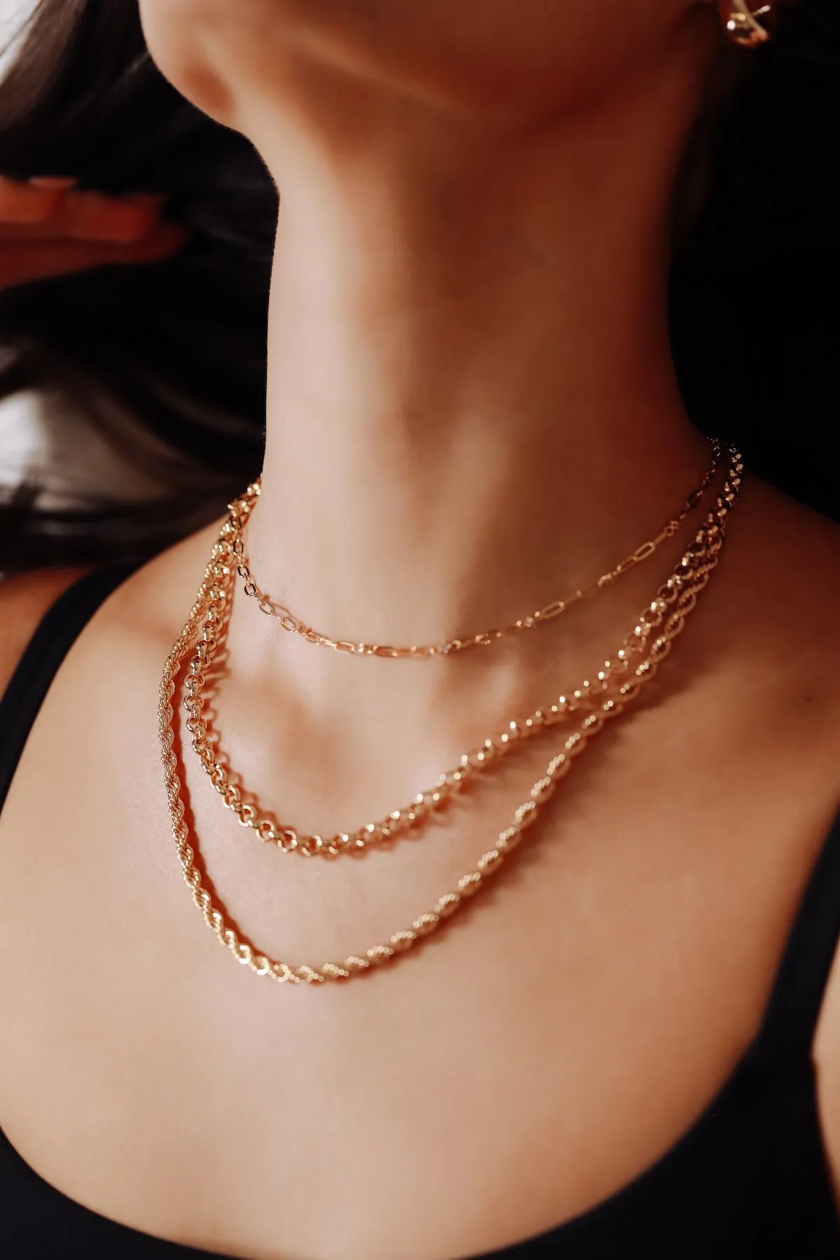 Emi Sparkle Chain Necklace