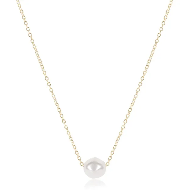 ENewton 16" Necklace Gold - Admire Pearl