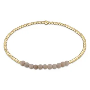 Enewton Gold Bliss 2mm Bead Bracelet Riverstone
