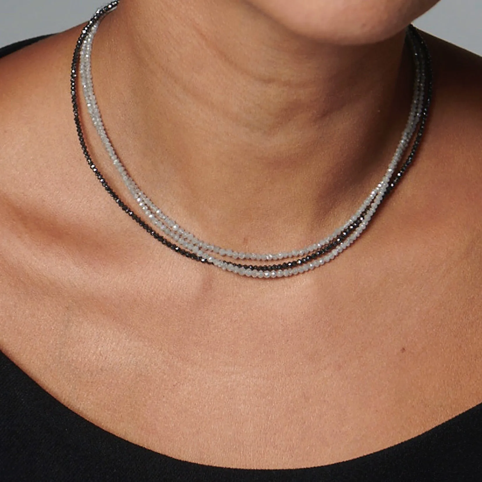 Eternity Choker (Black Diamonds)