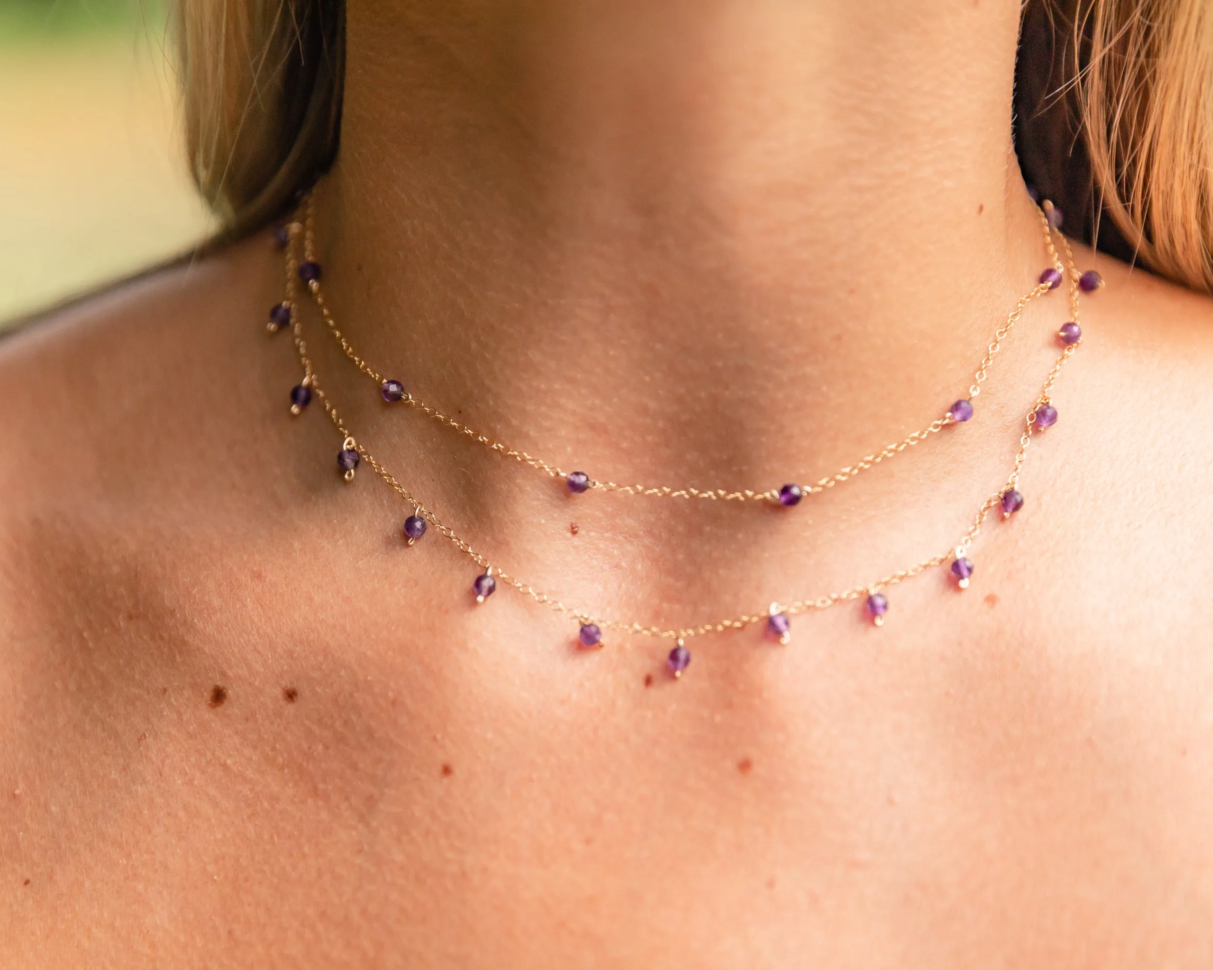 EVIL EYE KATHY 14K GOLD-FILLED NECKLACE