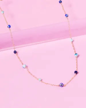 EVIL EYE KATHY 14K GOLD-FILLED NECKLACE