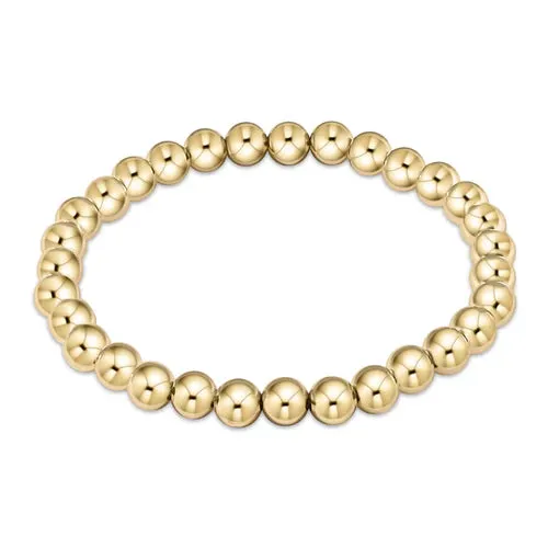 EXTENDS Classic Gold 6mm Bead Bracelet