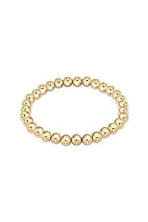 EXTENDS Classic Gold 6mm Bead Bracelet
