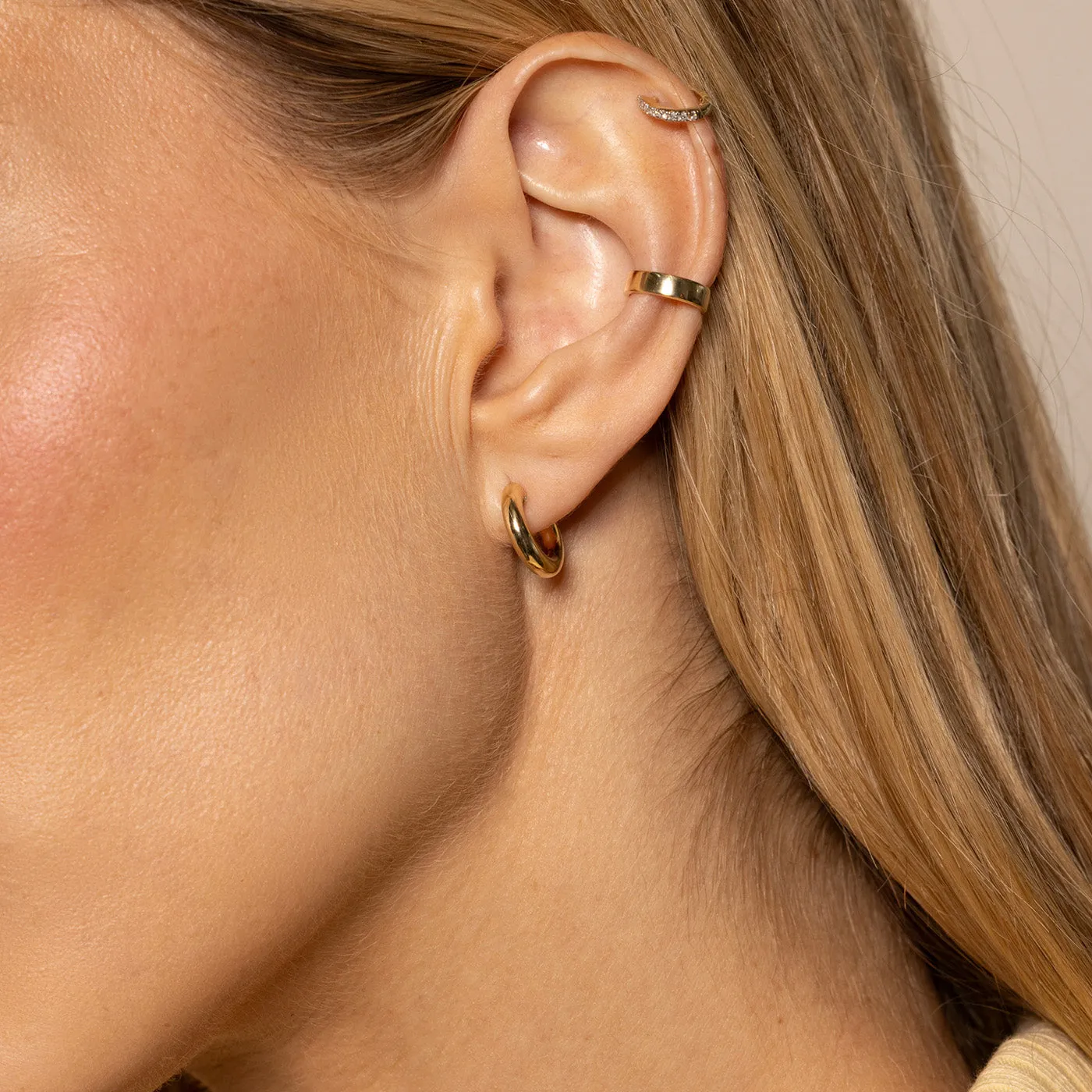 Extra Small Gold Party Hoop