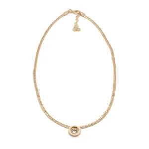 Fashion Diamond And Gold Choker Necklace