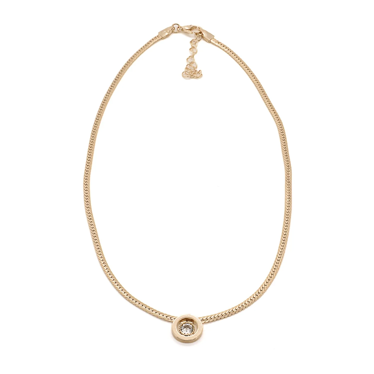 Fashion Diamond And Gold Choker Necklace