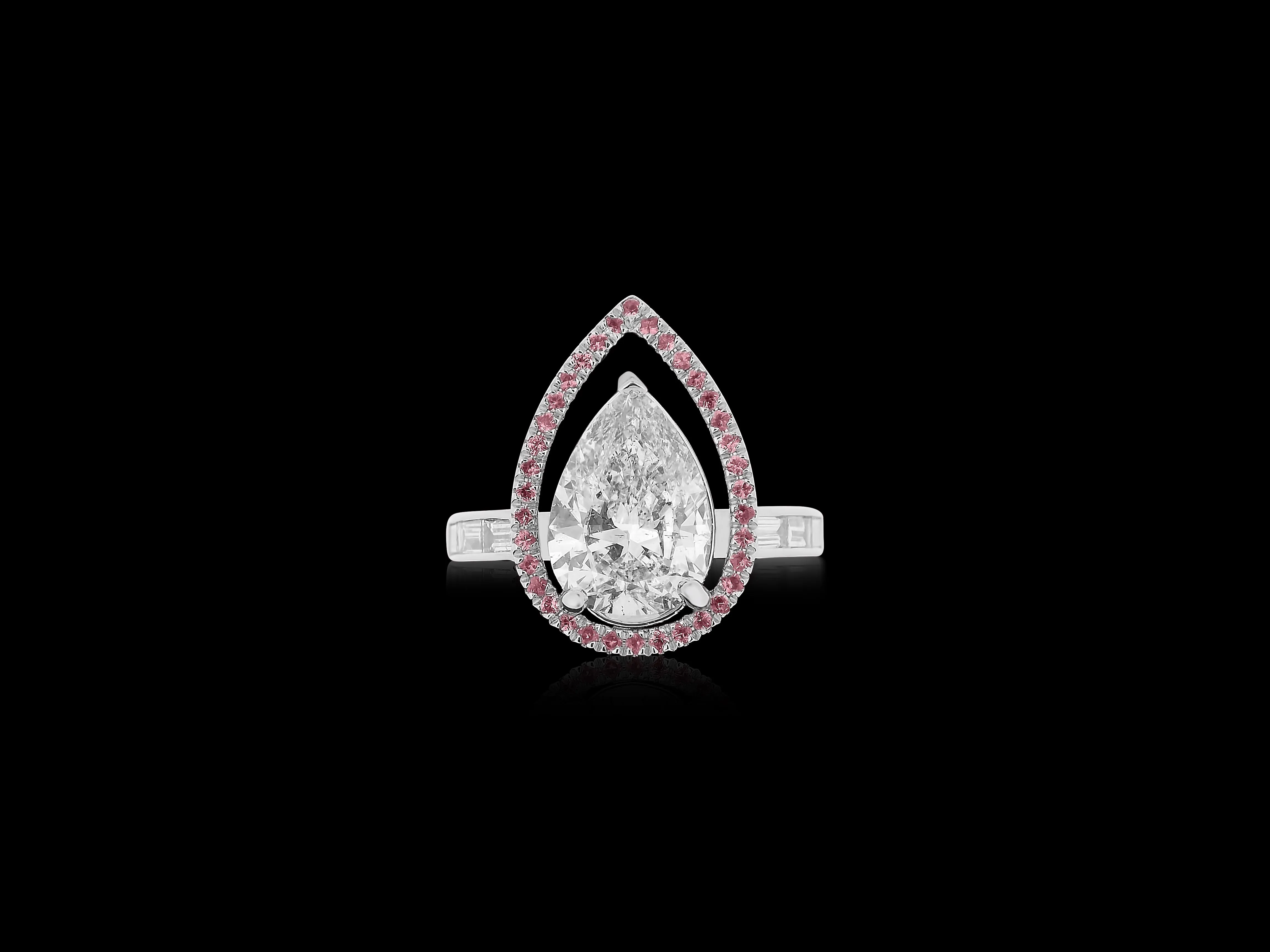 Floating Diamond Ring