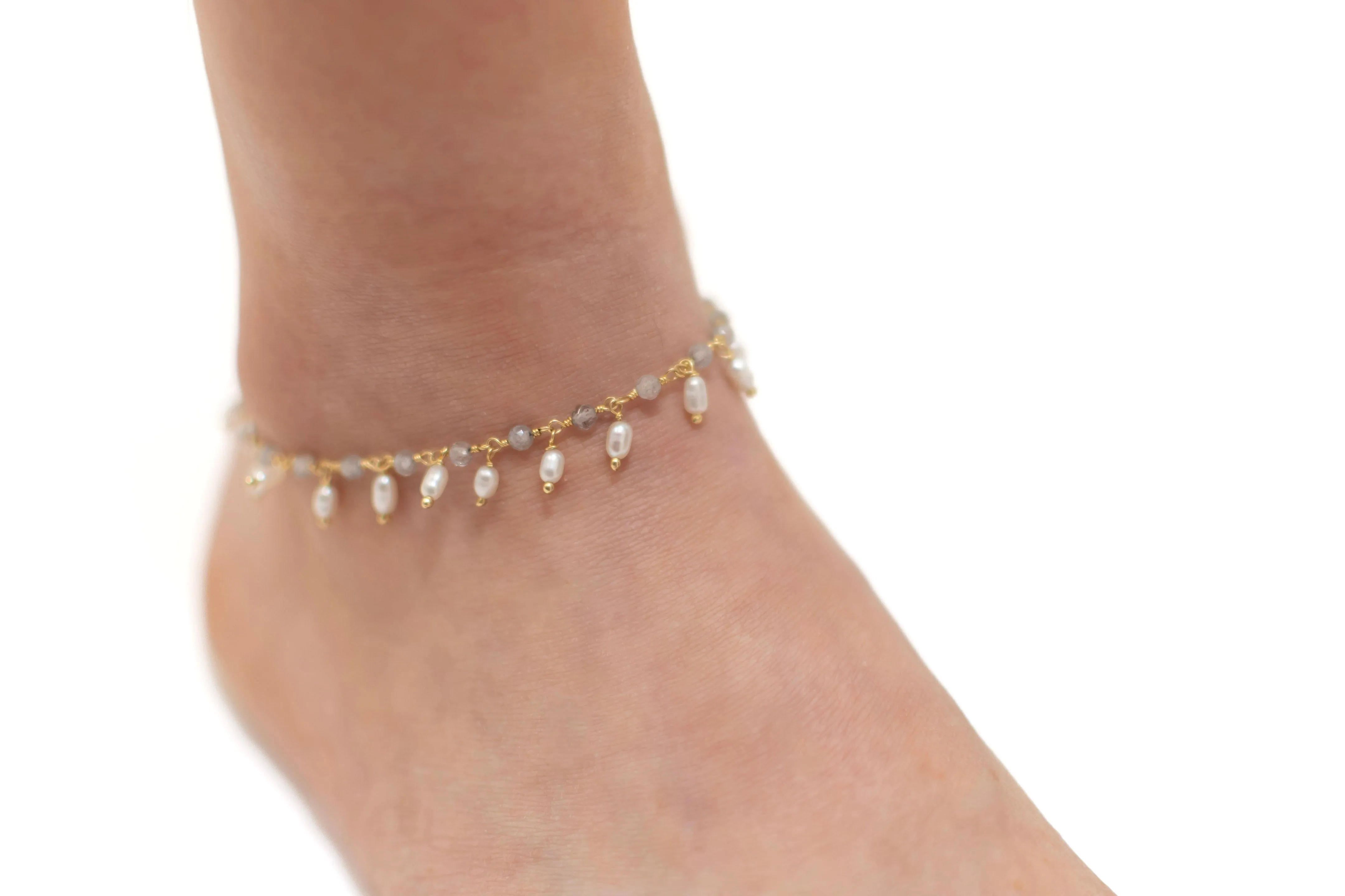 Franklin Street Freshwater Pearl Anklet