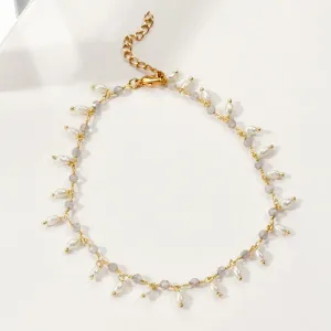 Franklin Street Freshwater Pearl Anklet