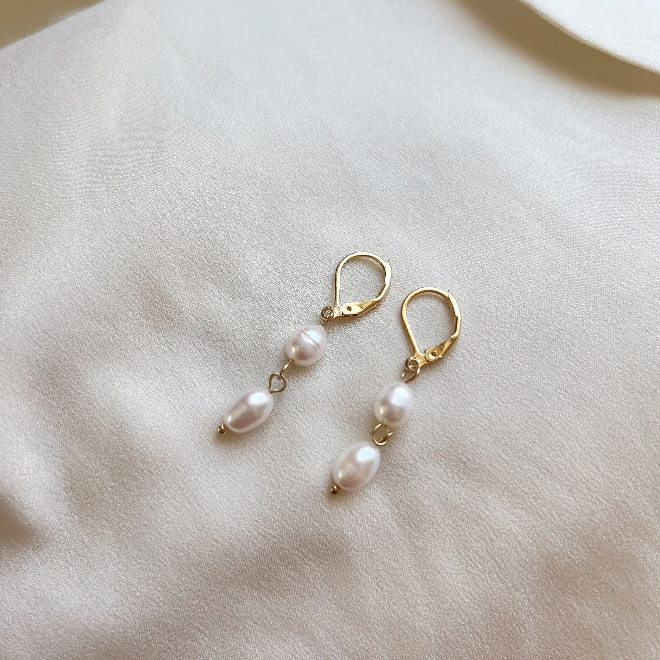 Freshwater Pearl Drop Earrings