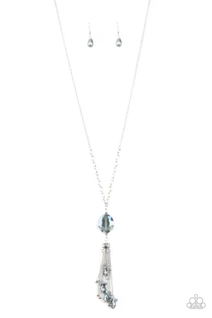 Fringe Flavor Blue Paparazzi Necklace