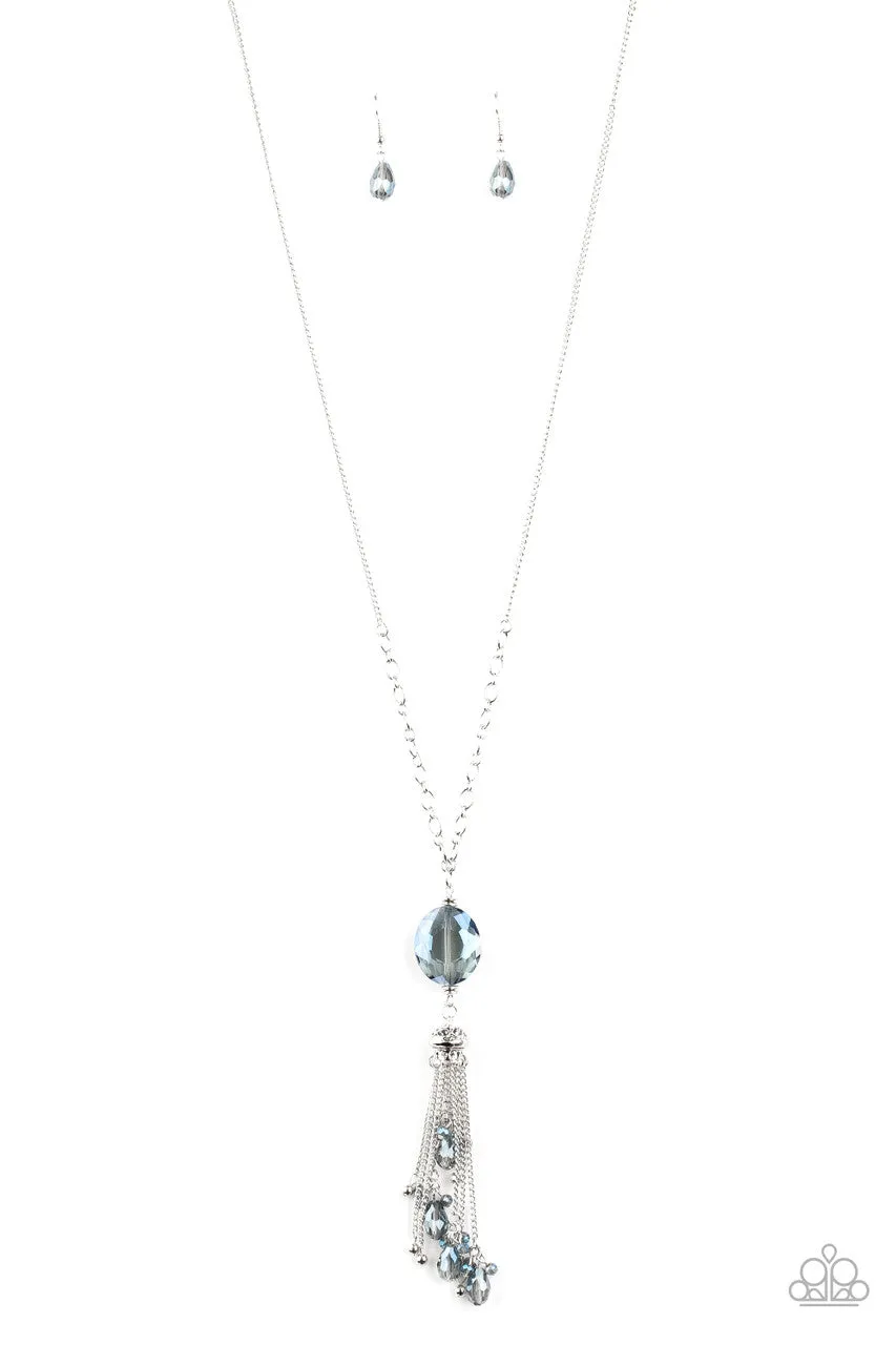 Fringe Flavor Blue Paparazzi Necklace