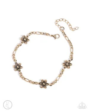 Gardening Gusto - Gold - Anklet