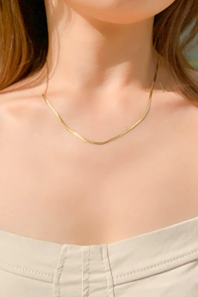 Geetha Snake Chain Necklace (925 Silver)