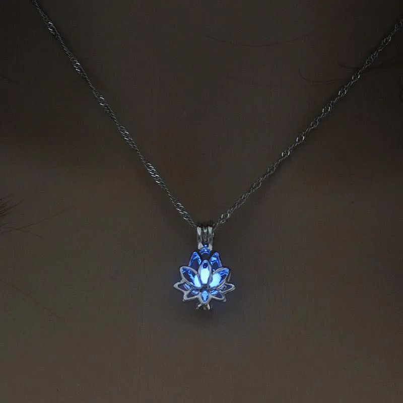 Glow-In-The-Dark Pendant Necklaces