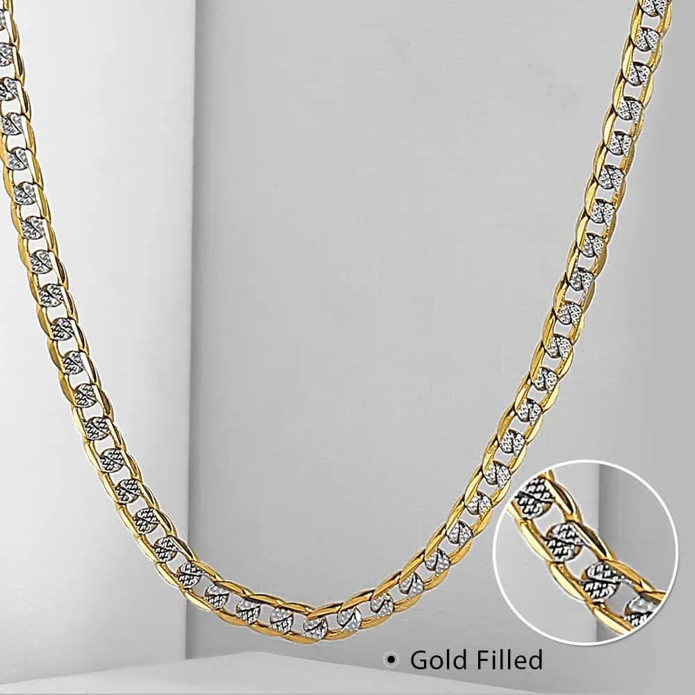Gold Chain Necklace Cuban Link