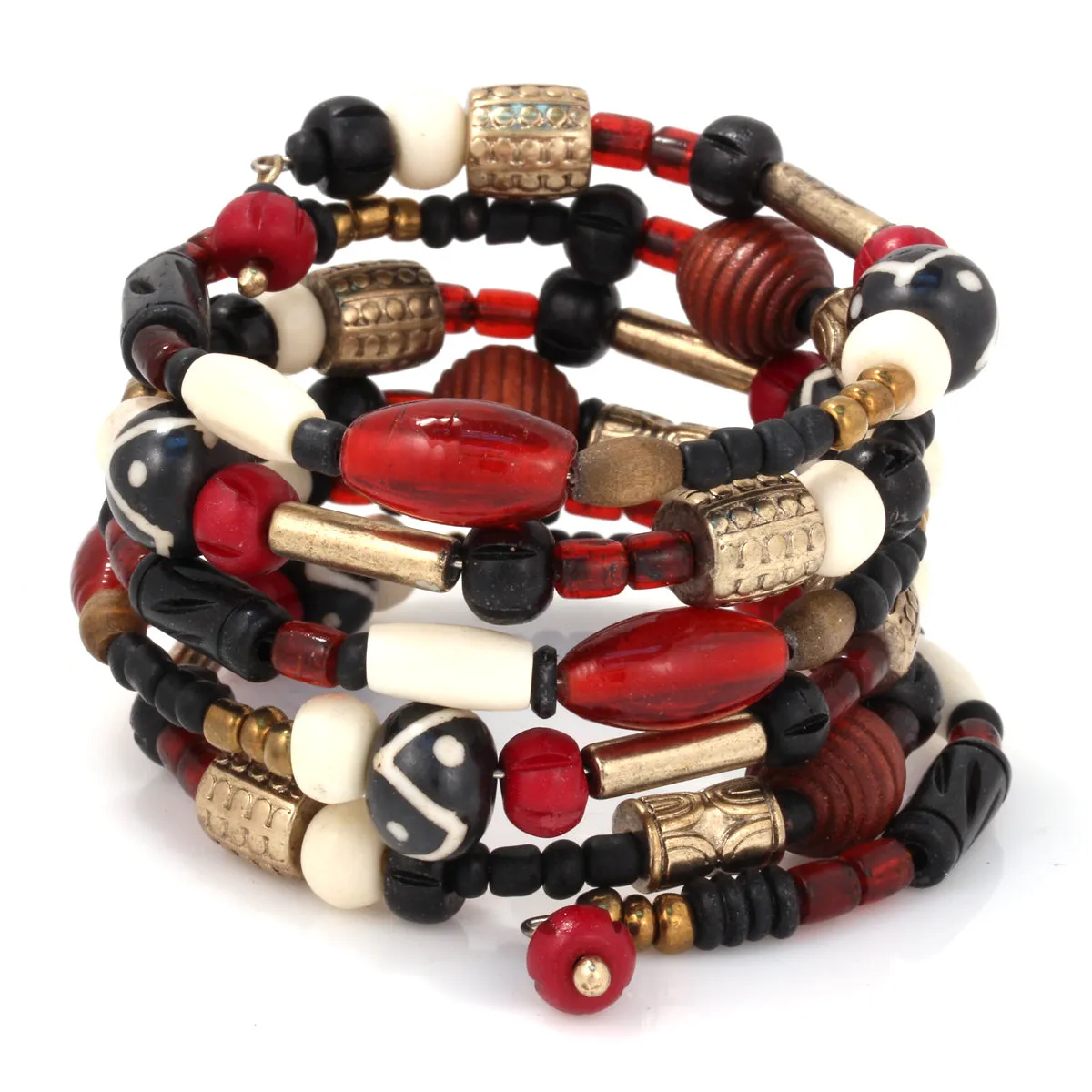 GOLD COIL  BRACELET #BR0129
