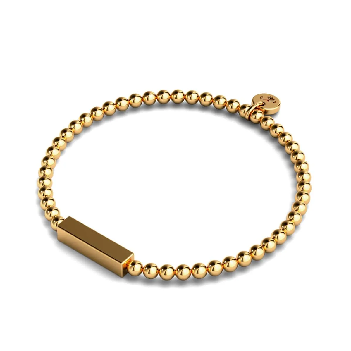 Gold | Gilded Bar Bracelet | Mini