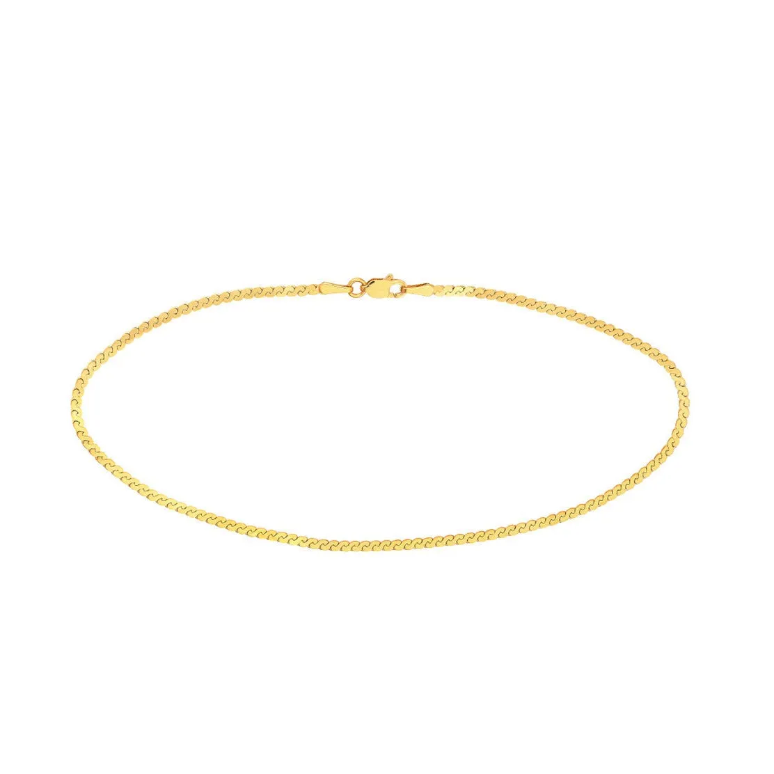 Gold Serpentine Anklet