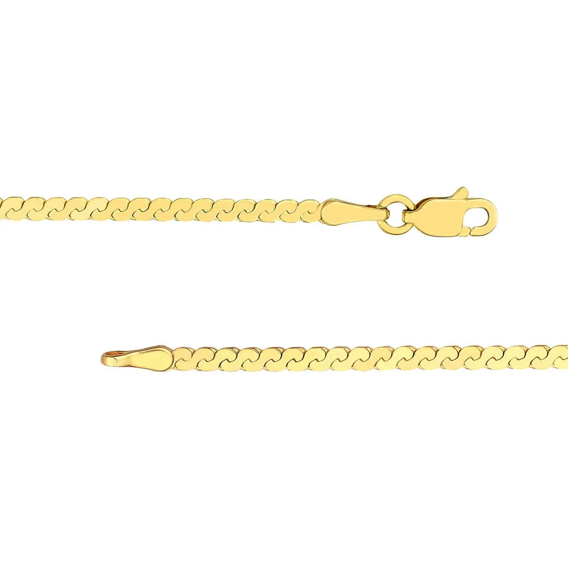 Gold Serpentine Anklet