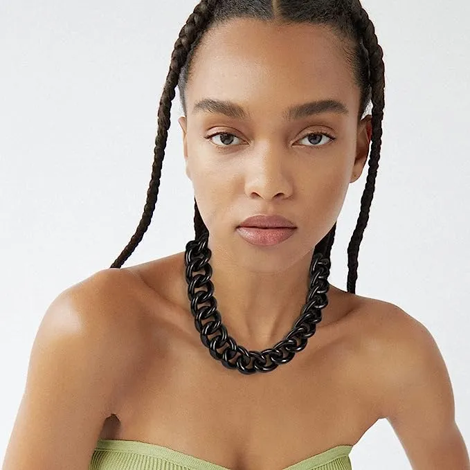 GOLDCHIC JEWELRY Chunky Chokers Gold Chain Necklace