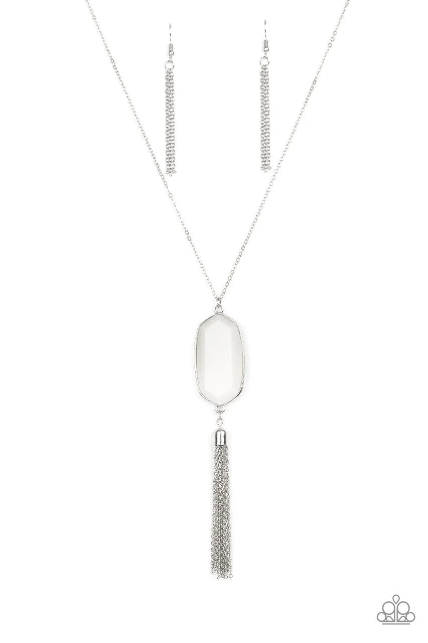 Got a Good Thing GLOWING White Paparazzi Necklace