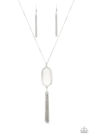 Got a Good Thing GLOWING White Paparazzi Necklace