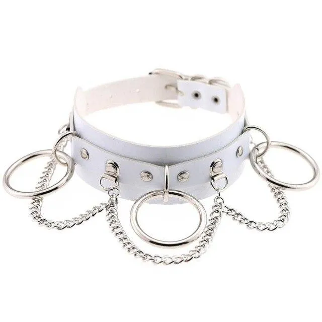 Gothic Necklaces<br> Leather