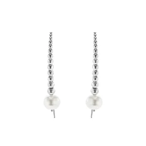 Graduated Bead Pearl Earrings