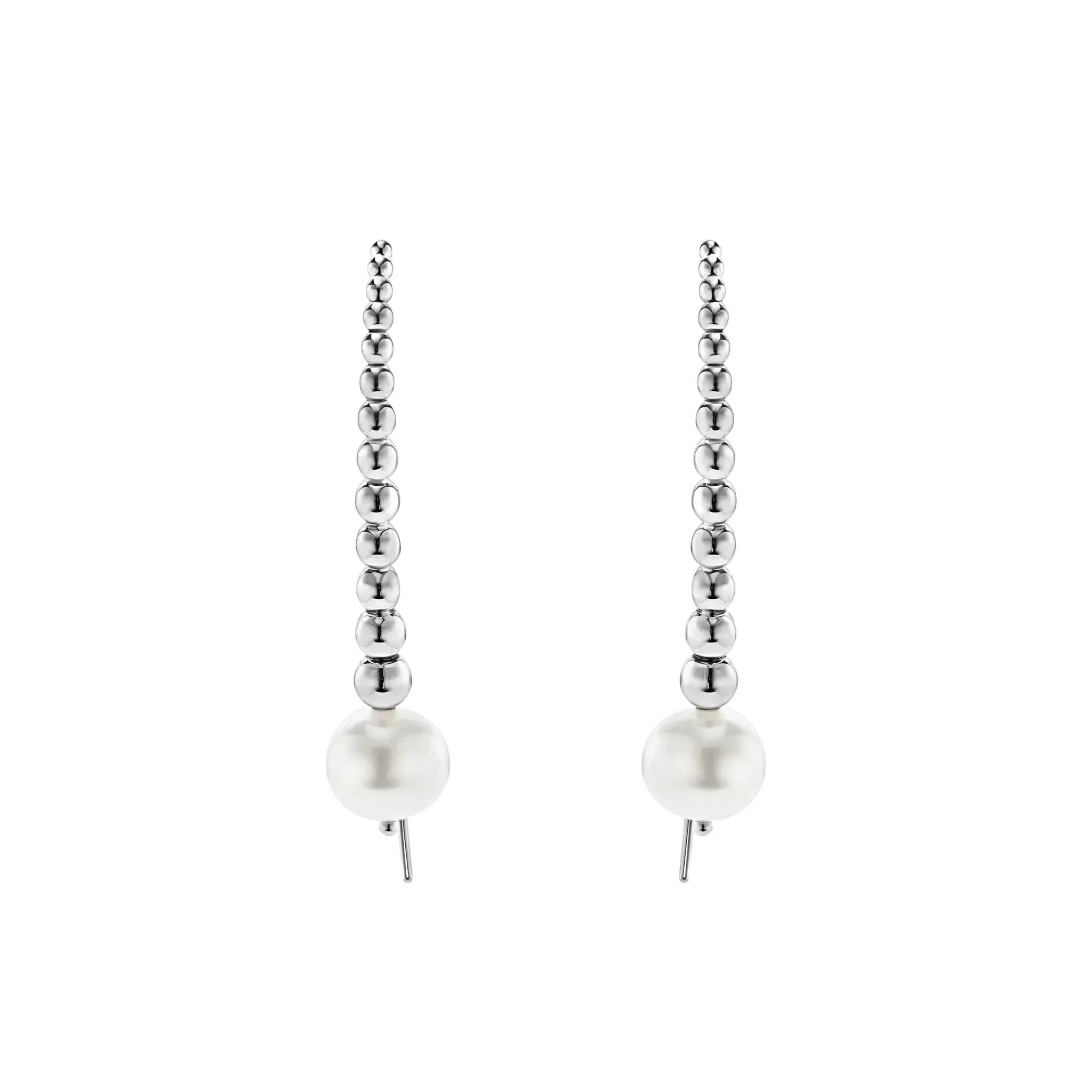 Graduated Bead Pearl Earrings