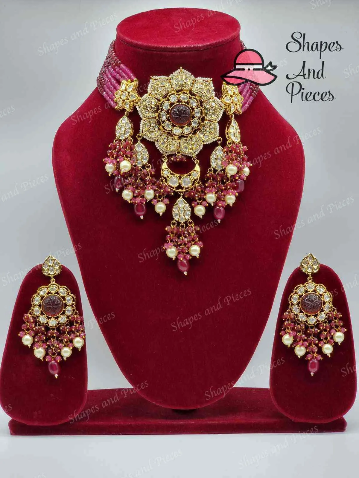Grand Floral Choker Set