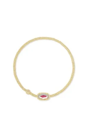 Grayson Stretch Bracelet Gold Dichroic Glass