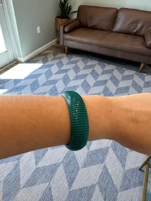 Green Stretch Bracelet