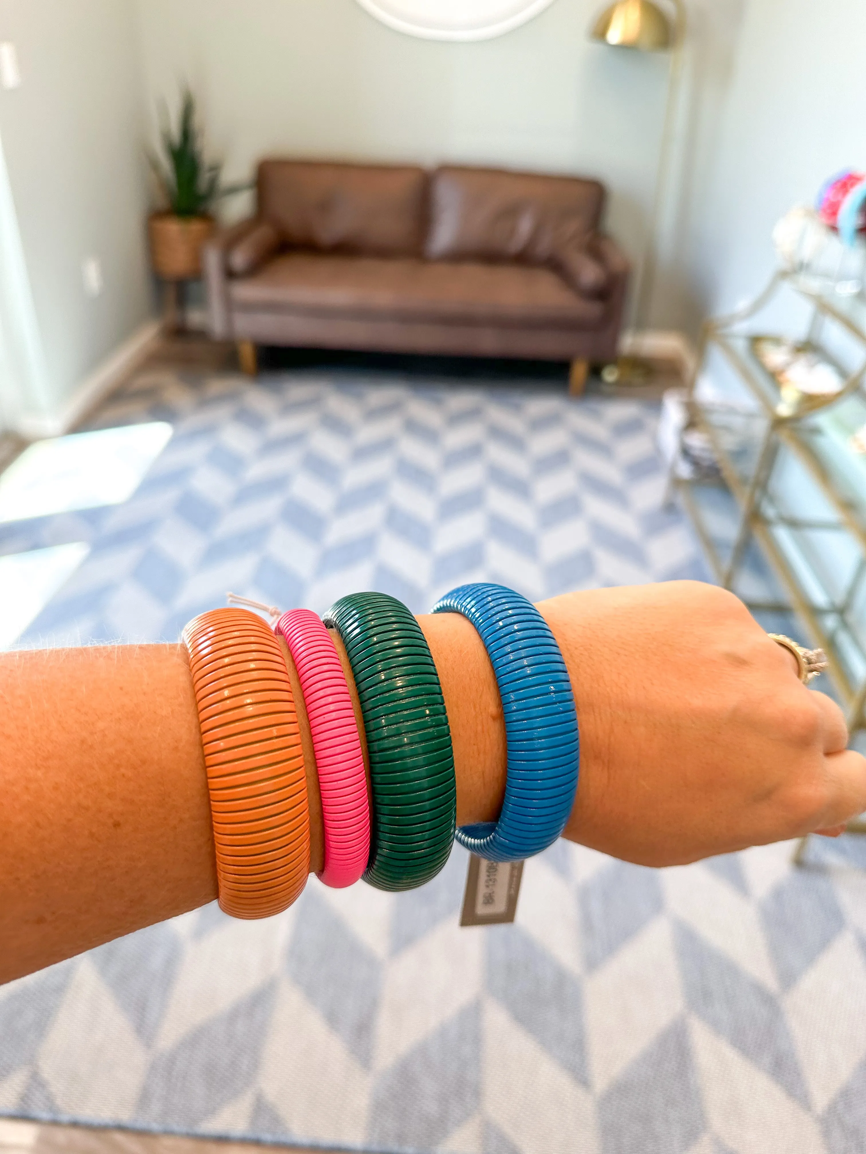Green Stretch Bracelet