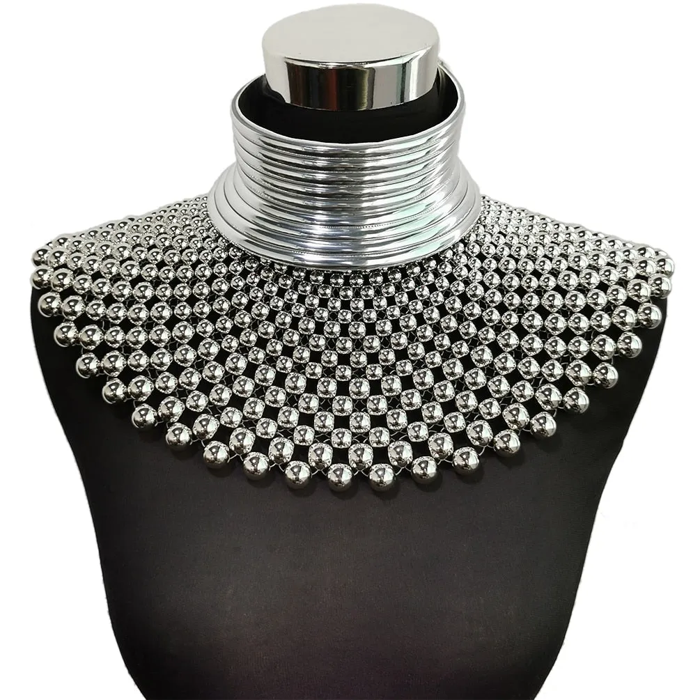 Handmade Beaded Statement Necklaces Collar