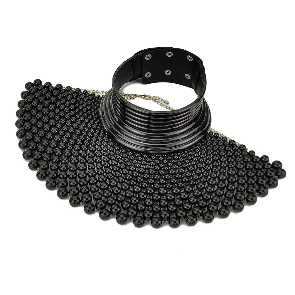 Handmade Beaded Statement Necklaces Collar
