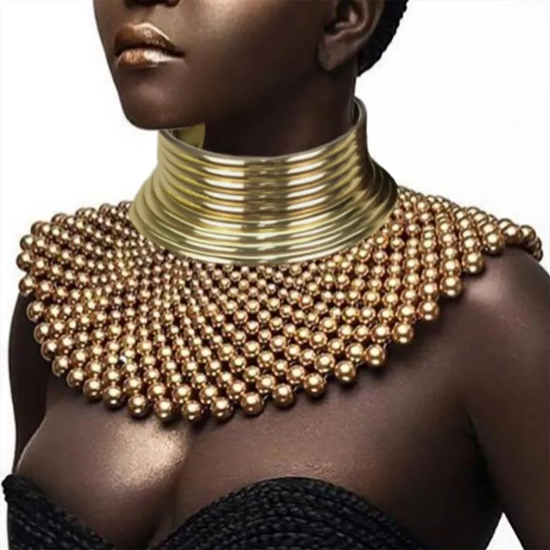 Handmade Beaded Statement Necklaces Collar