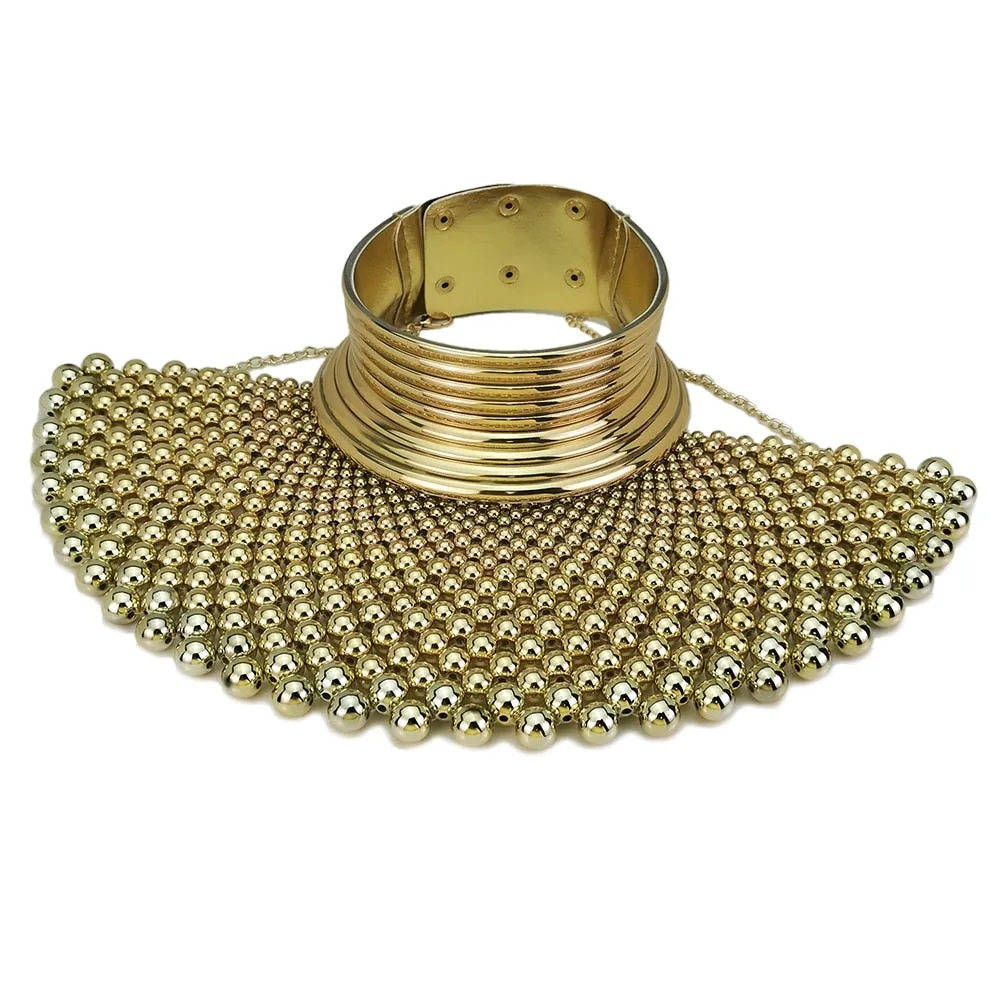 Handmade Beaded Statement Necklaces Collar