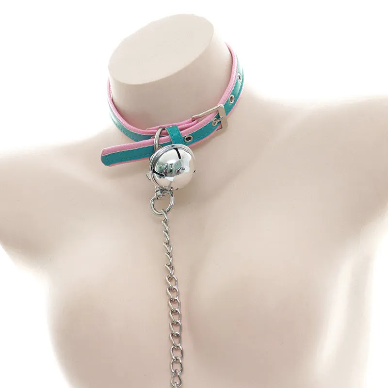 Harajuku Big Bell Neck Ring Chain Collar Choker UB6170