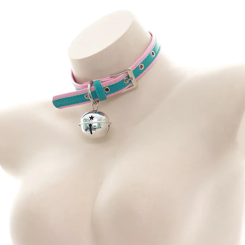 Harajuku Big Bell Neck Ring Chain Collar Choker UB6170