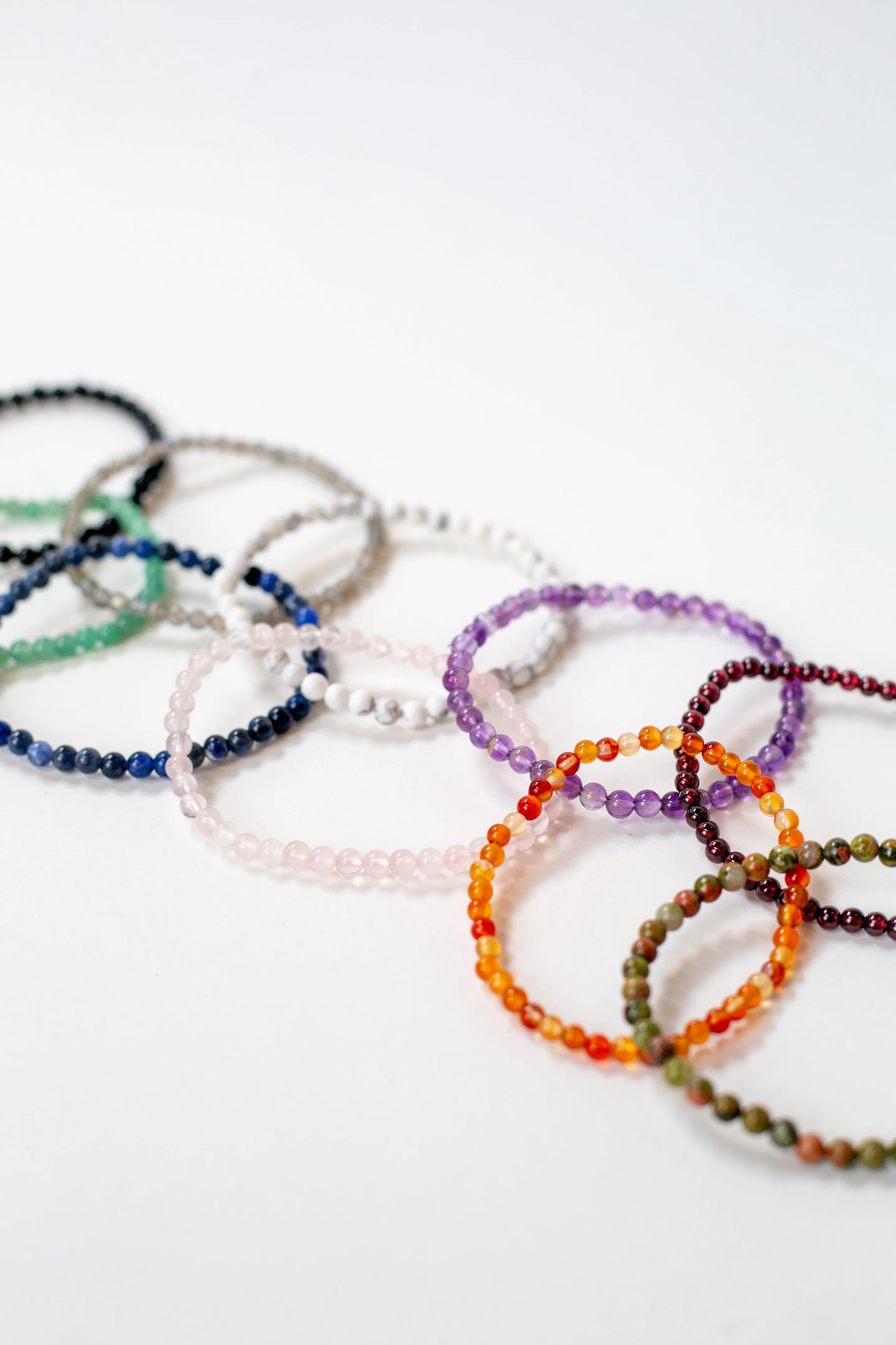 HEALING GEMSTONE BEADED BRACELETS