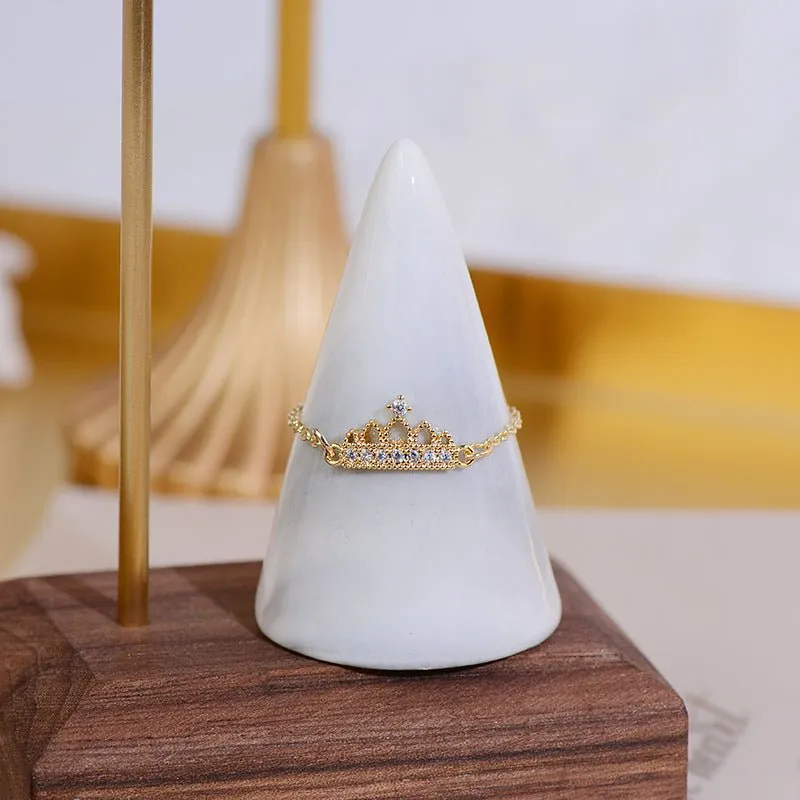 Heart & Tiara Rings (2 Styles)