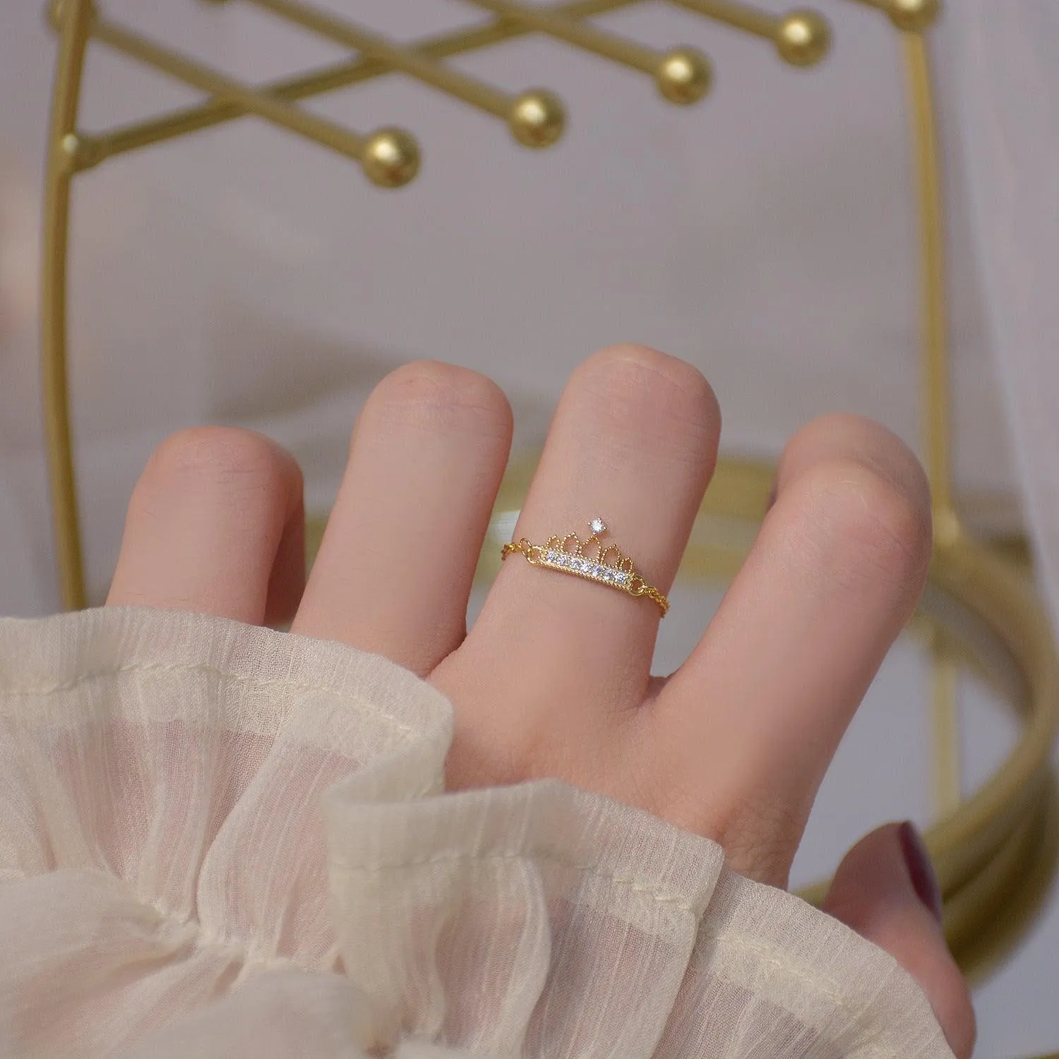 Heart & Tiara Rings (2 Styles)
