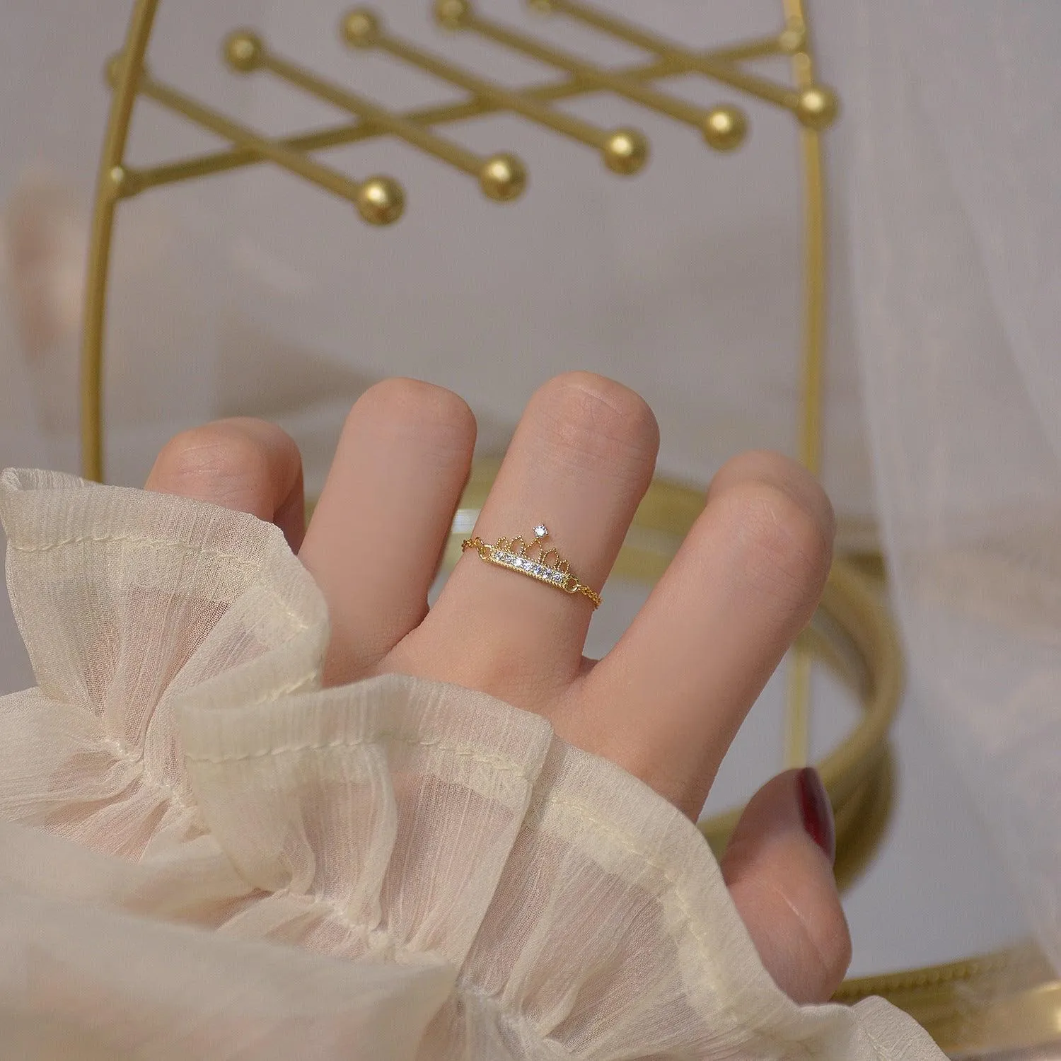 Heart & Tiara Rings (2 Styles)