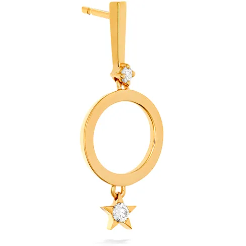 Hearts On Fire Illa Circle Drop Diamond Earrings