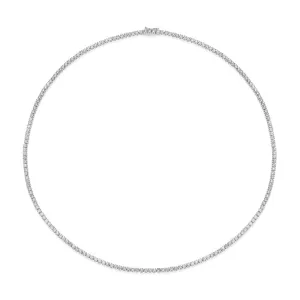 Hepburn Diamond Choker 16" in White Gold