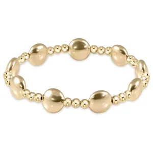 Honesty Sincerity Pattern 10mm Bead Bracelet
