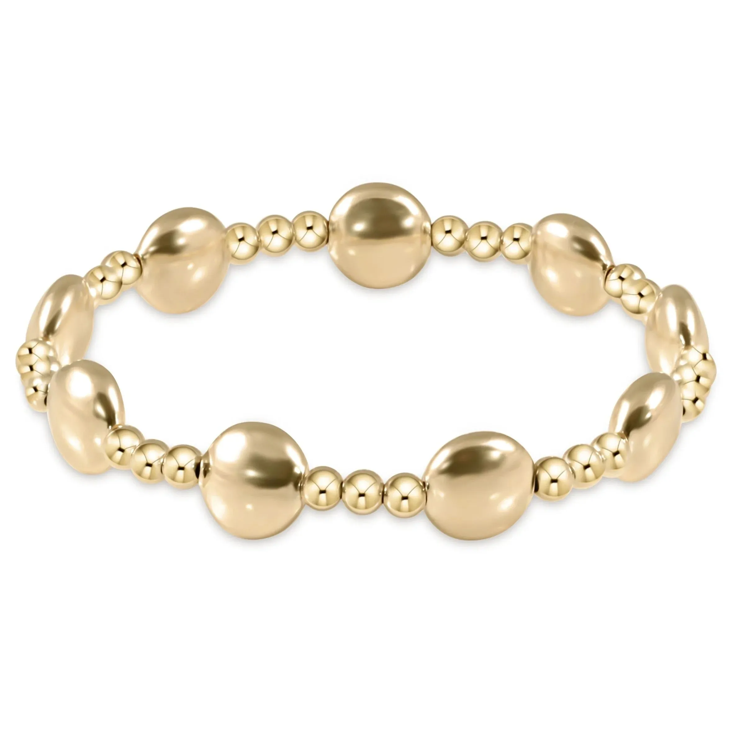 Honesty Sincerity Pattern 10mm Bead Bracelet